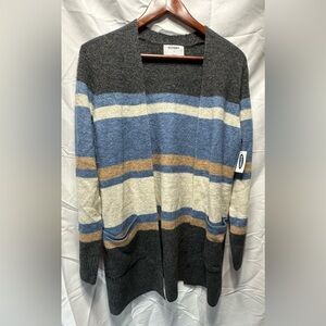 Old Navy Striped Cardigan Sweater - Woman’s NWT